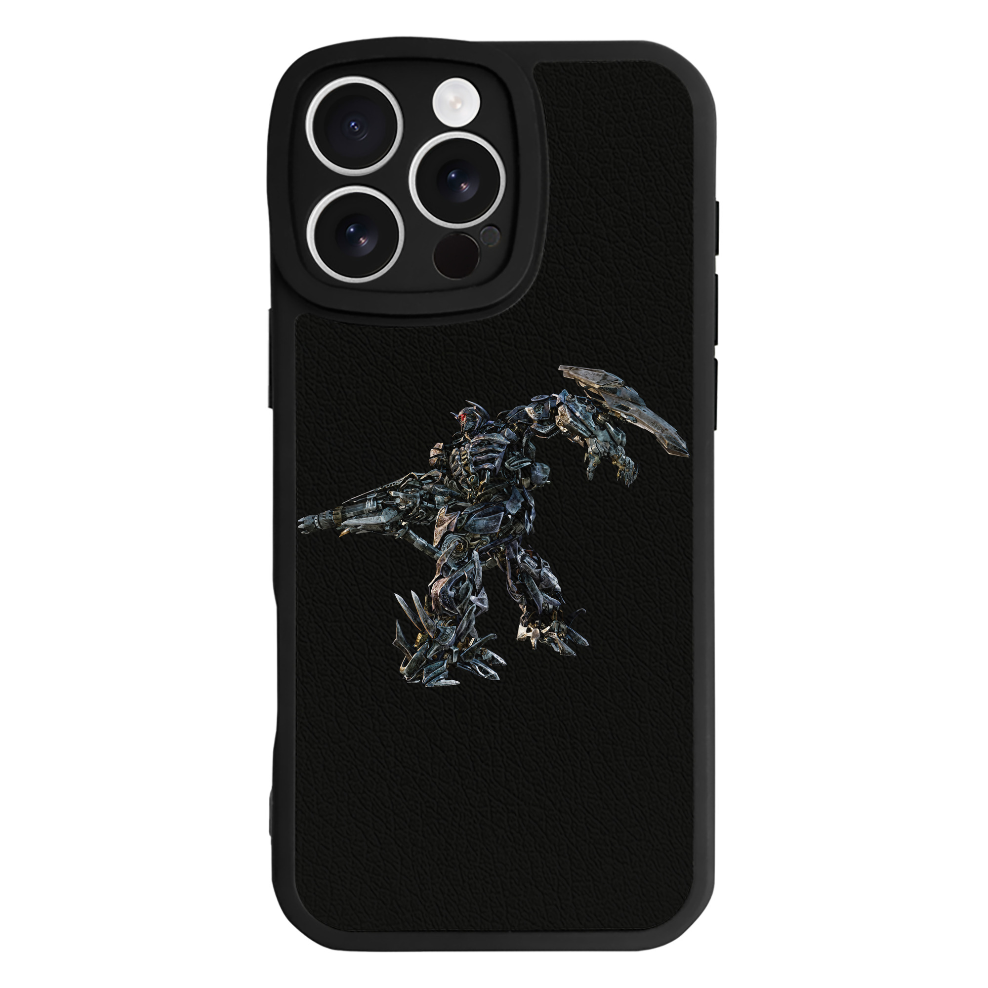 （画像用） Transformers トランスフォーマー 【iPhone 16シリーズ対応】シリコンスマホケース（レザー調） 材質：シリコン